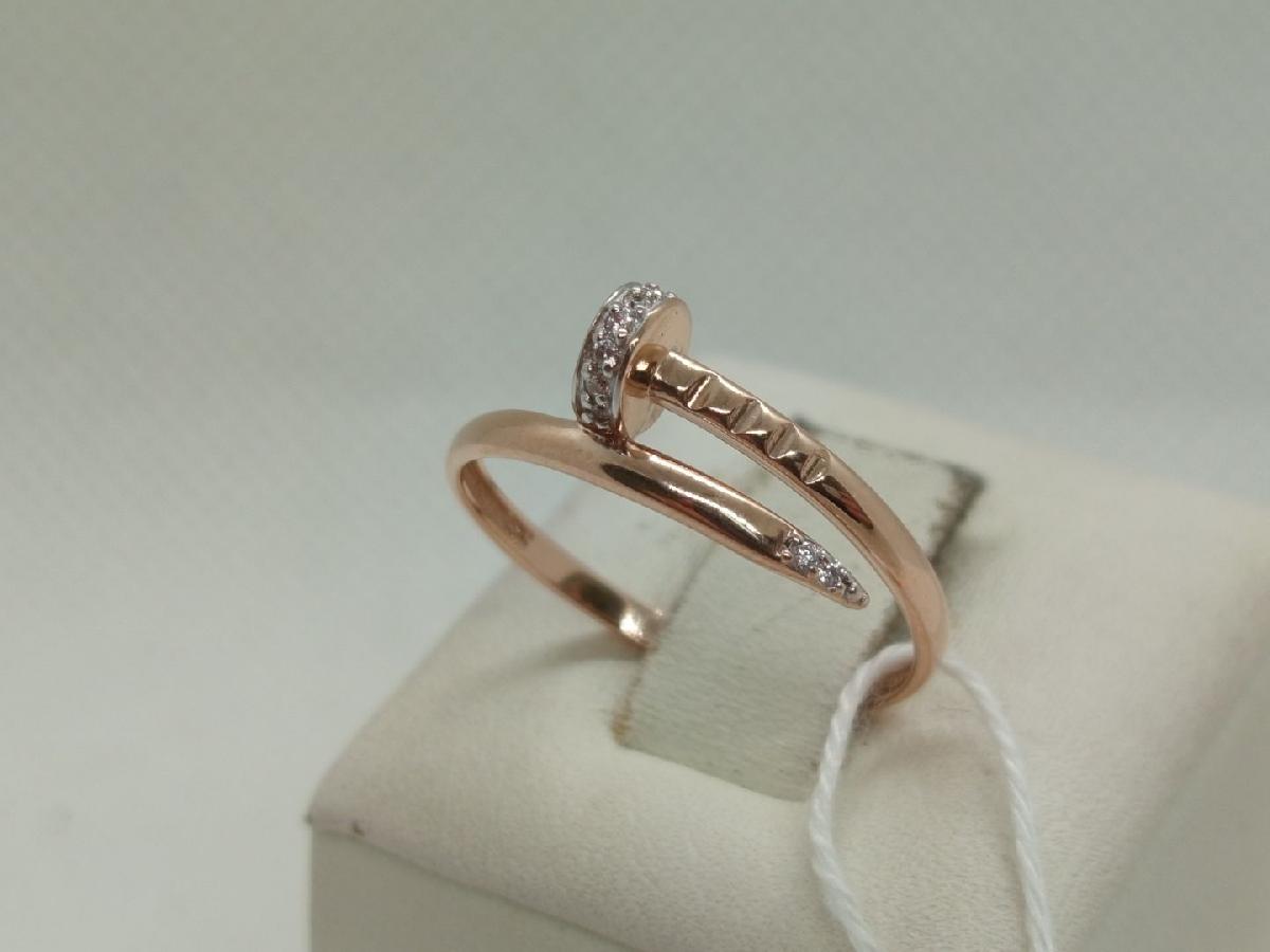 КОЛКМИ585 КОЛЬЦО С КАМНЯМИ (Au 585)