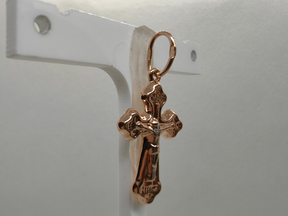 ПОДКБК585 ПОДВЕСКА КРЕСТ БЕЗ КАМНЯ (Au 585) ПОДКБК585 ПОДВЕСКА КРЕСТ БЕЗ КАМНЯ (Au 585)