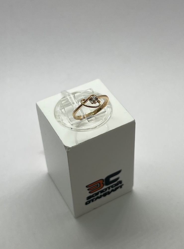 КОЛЬЦО С КАМНЕМ (Au 585)