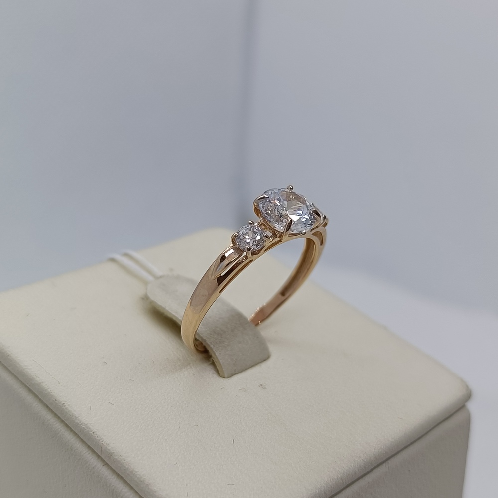 КОЛКМИ585 КОЛЬЦО С КАМНЯМИ (Au 585)