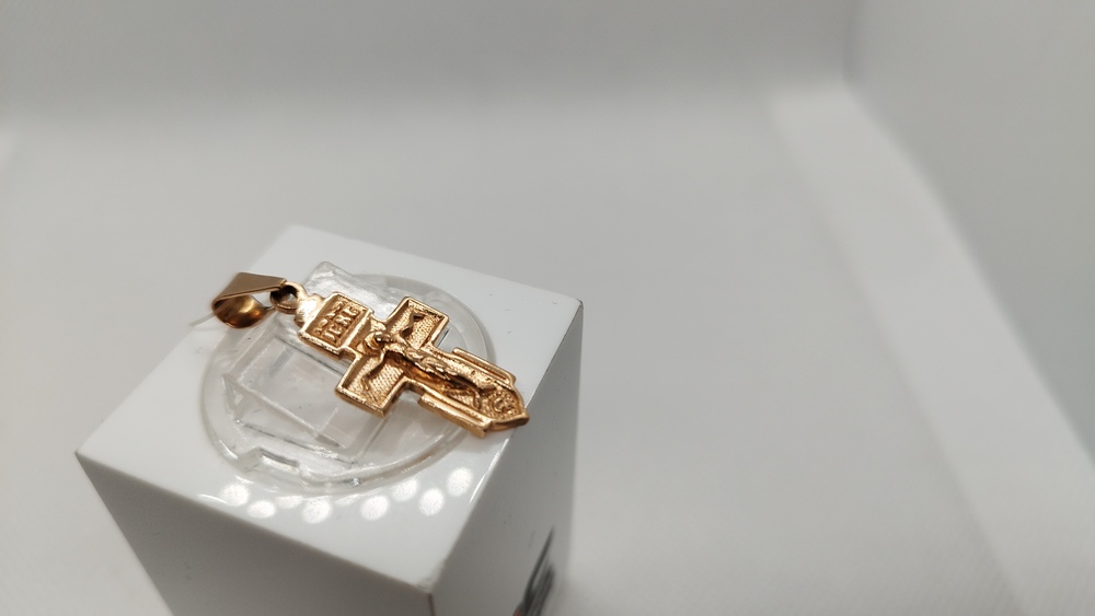 1896 ПОДВЕСКА КРЕСТ без камня (Au 585) 1896 ПОДВЕСКА КРЕСТ без камня (Au 585)