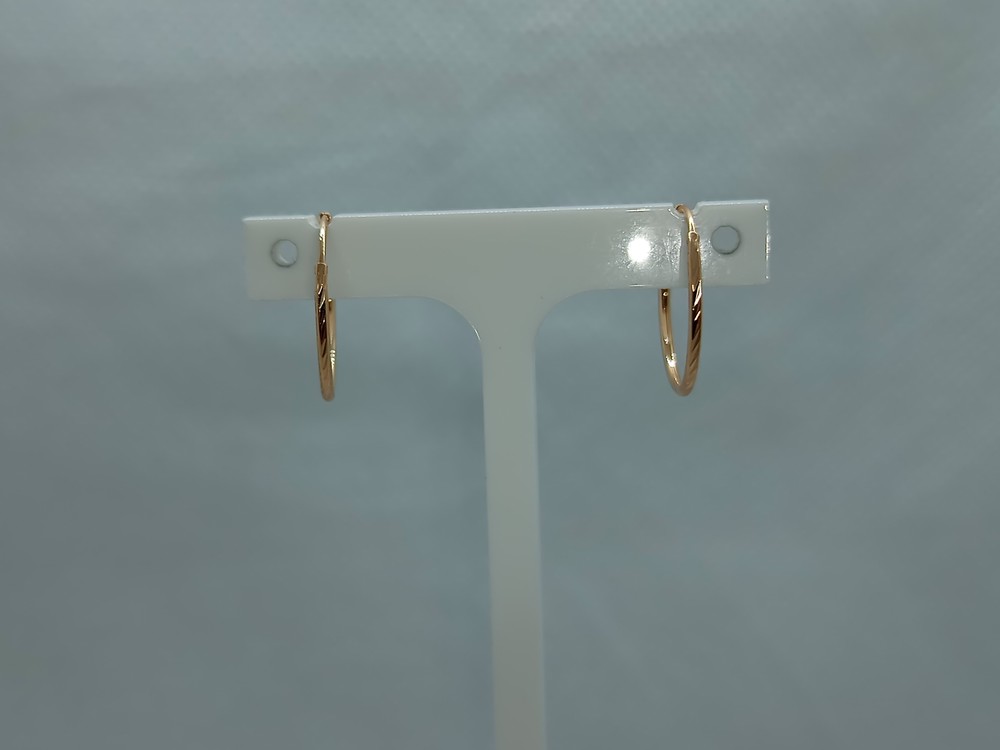 СЕРЬГИ КОНГО без камня (Au 585)