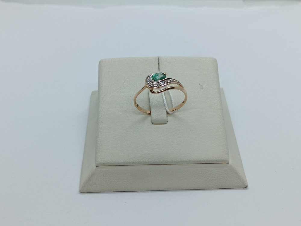 КОЛКМИ585 КОЛЬЦО С КАМНЯМИ (Au 585)