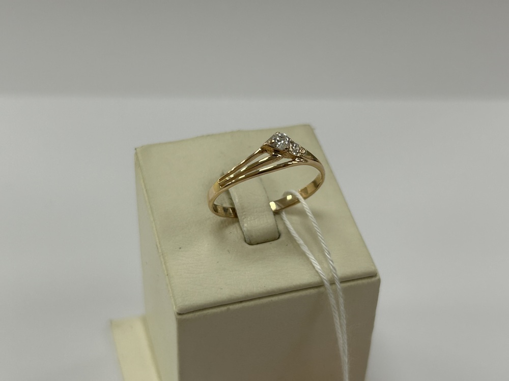 КОЛКМИ585 КОЛЬЦО С КАМНЯМИ (Au 585)