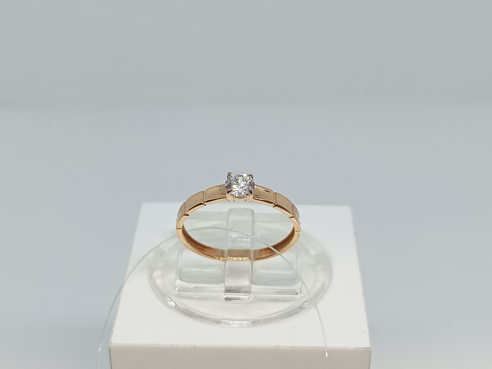 КОЛЬЦО С КАМНЕМ (Au 585)