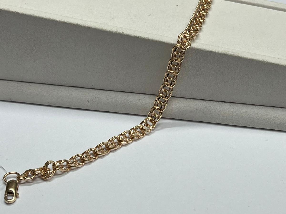 НБ 12-316ПГ БРАСЛЕТ ПУСТОТЕЛЫЙ (Au 585)