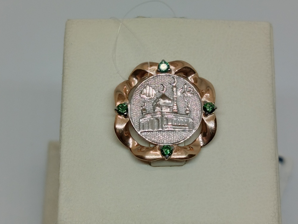 ПОДВЕСКА МЕЧЕТЬ с камнями (Au 585)