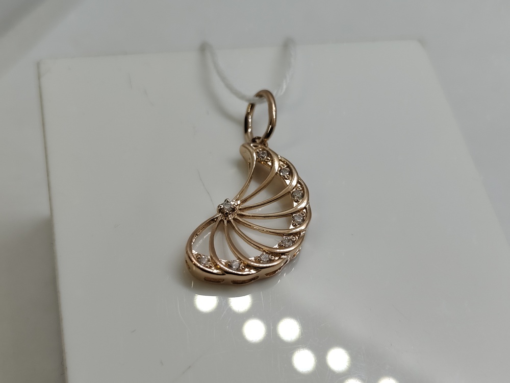 ПОДКМИ585 ПОДВЕСКА С КАМНЯМИ (Au 585)