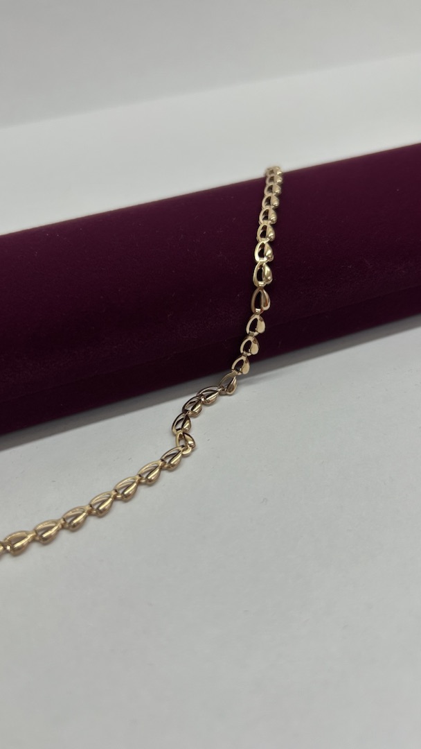 БРАСЛЕТ ПОЛНОВЕСНЫЙ Штамповка Au 585