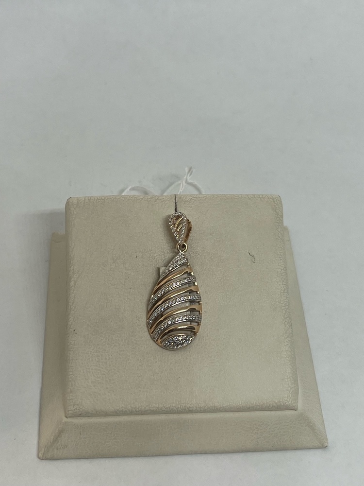 ПОДКМИ585 ПОДВЕСКА С КАМНЯМИ (Au 585)