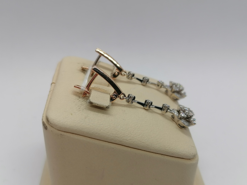 СЕРЬГИ БРИЛЛИАНТ (Au 585)