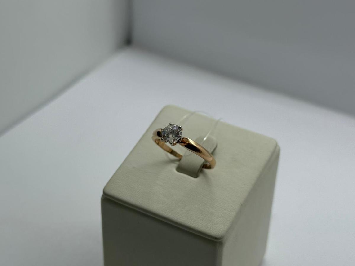 КОЛЬЦО С КАМНЕМ (Au 585)