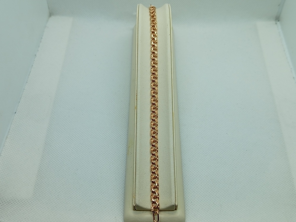 БЛБ585 БРАСЛЕТ ПОЛНОВЕСНЫЙ Бисмарк (Au 585)