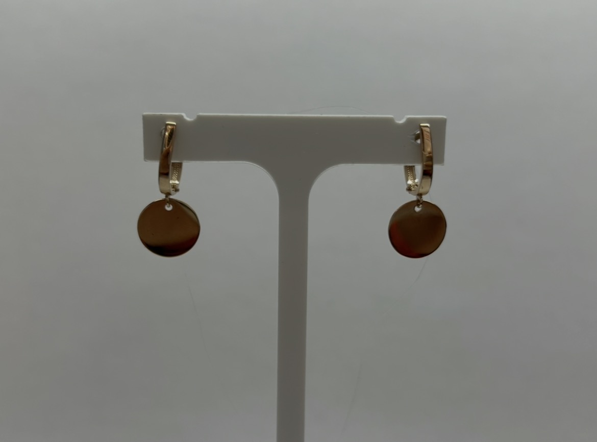 СЕРЬГИ БЕЗ КАМНЯ (Au 585)