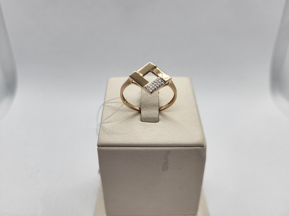 КОЛЬЦО С КАМНЯМИ (Au 585)