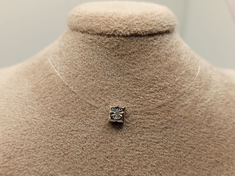 КОЛЬЕ БРИЛЛИАНТ (Ag 925)