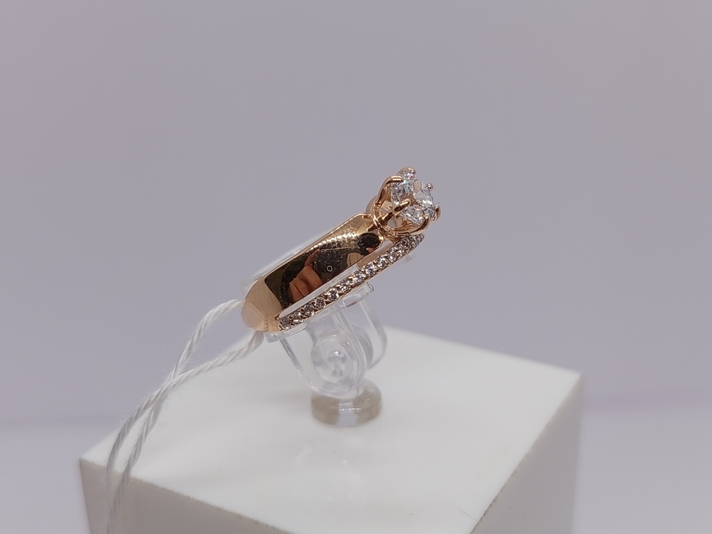 КОЛКМИ585 КОЛЬЦО С КАМНЯМИ (Au 585)