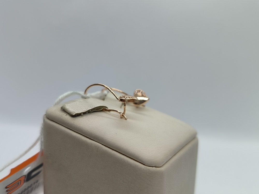 СКМИ585 СЕРЬГИ С КАМНЯМИ (Au 585)