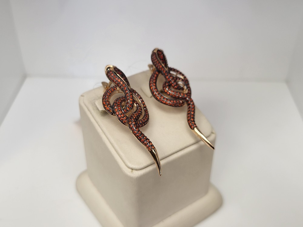 СЕРЬГИ С КАМНЯМИ (Au 585)