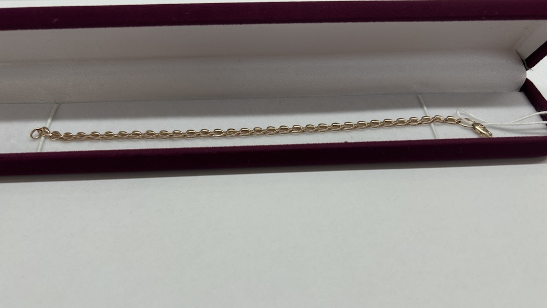 БРАСЛЕТ ПОЛНОВЕСНЫЙ Штамповка Au 585