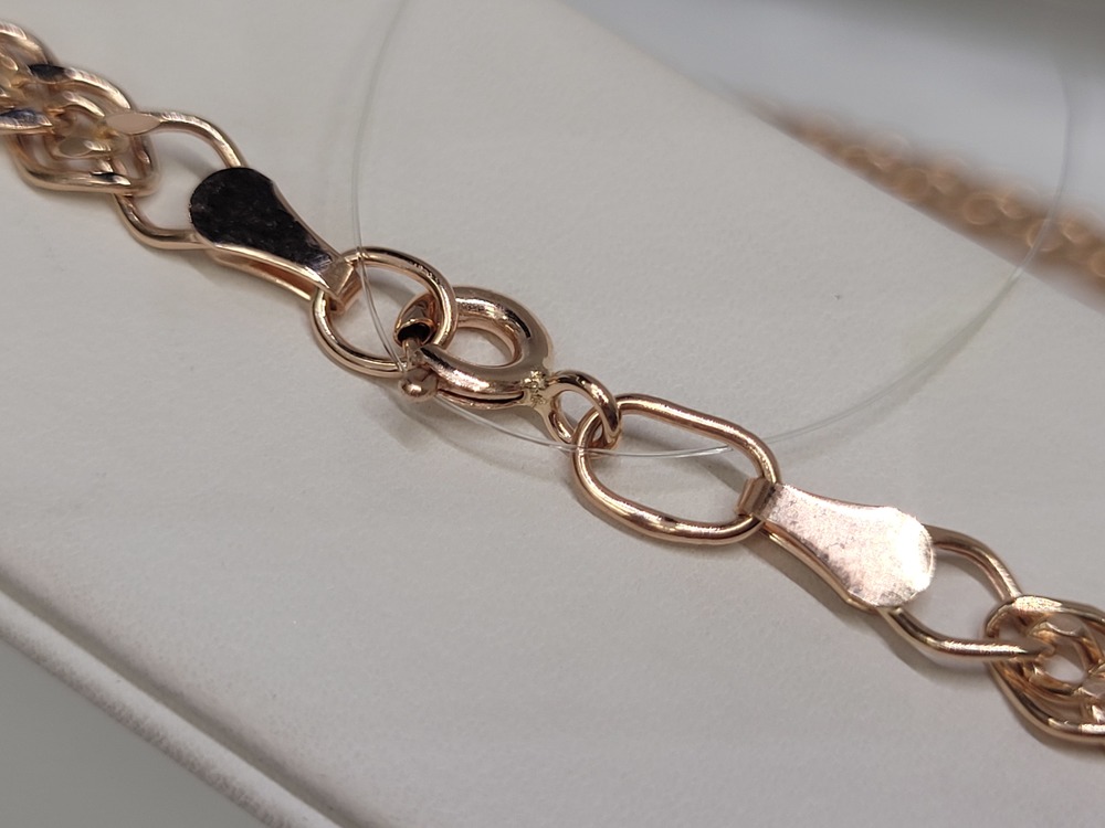 8070155П-45 ЦЕПЬ ПУСТОТЕЛАЯ Нона (Au 585)