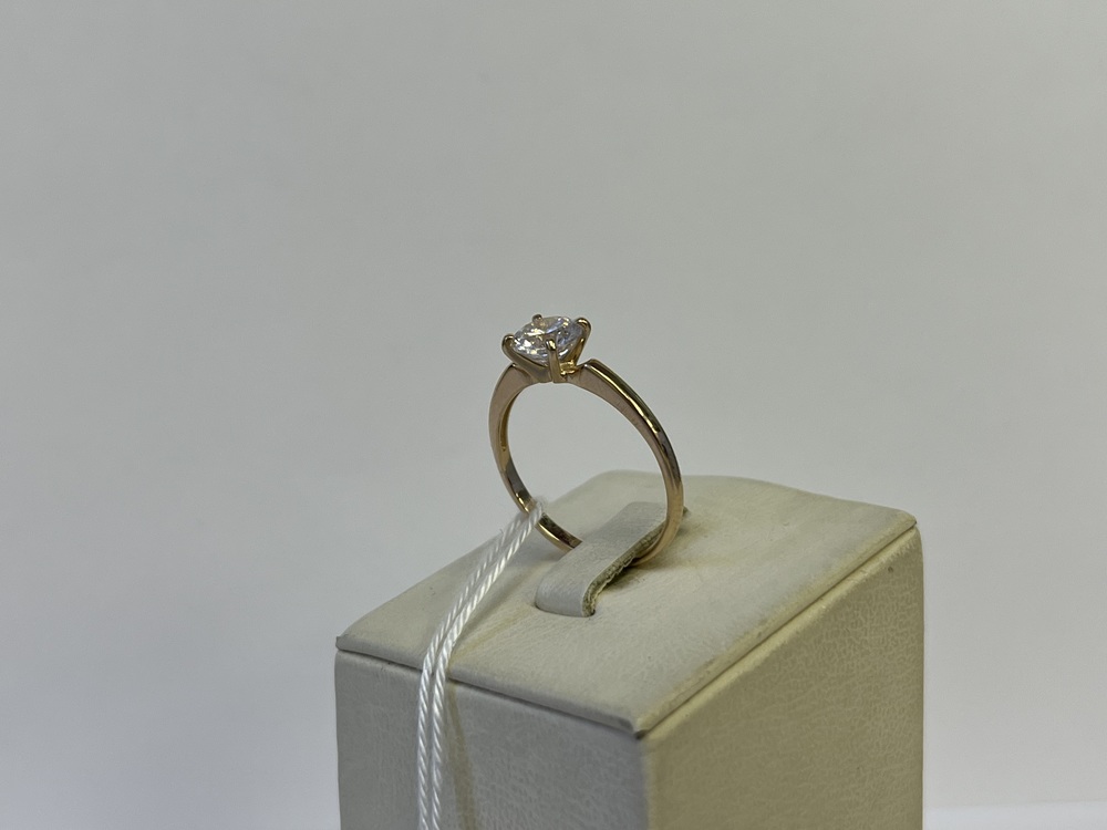 КОЛКМ585 КОЛЬЦО С КАМНЕМ (Au 585)