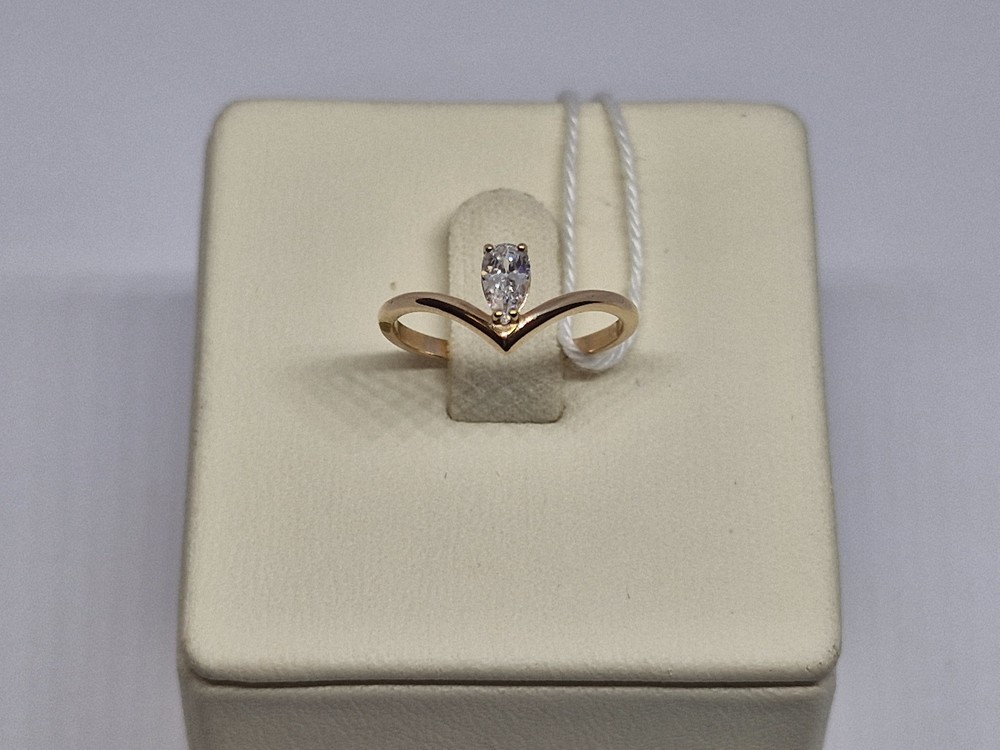 КОЛЬЦО С КАМНЕМ (Au 585)