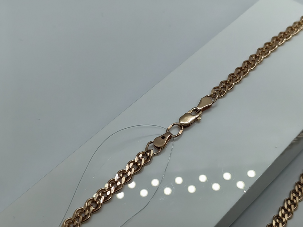 8080155П-50 ЦЕПЬ ПУСТОТЕЛАЯ Нона (Au 585)