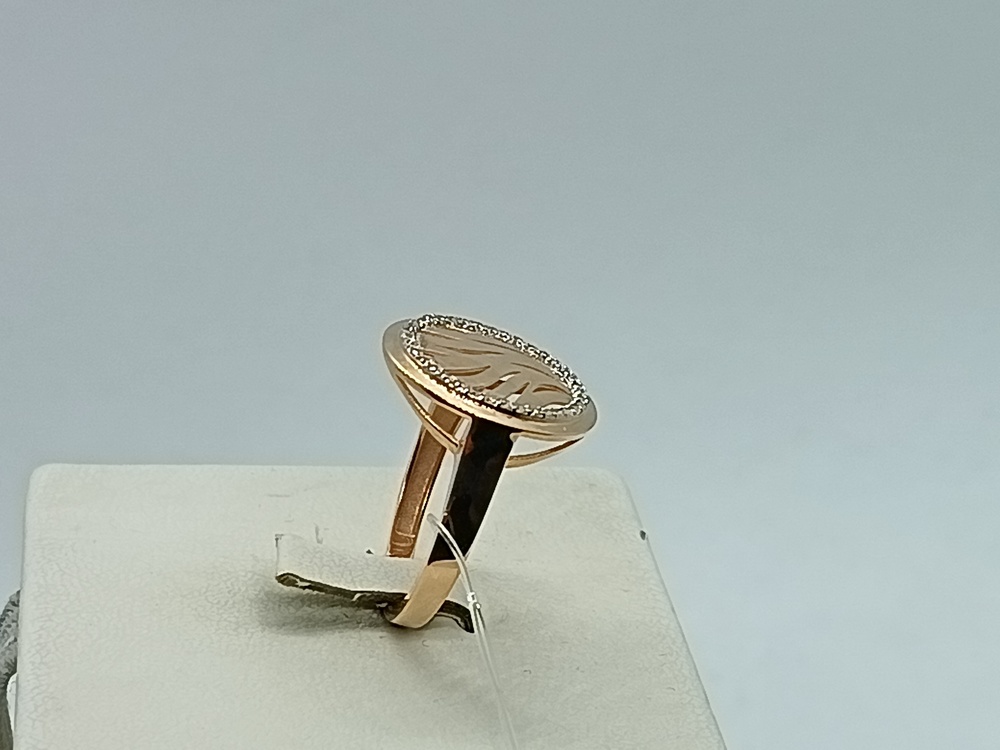 КОЛЬЦО С КАМНЯМИ (Au 585)