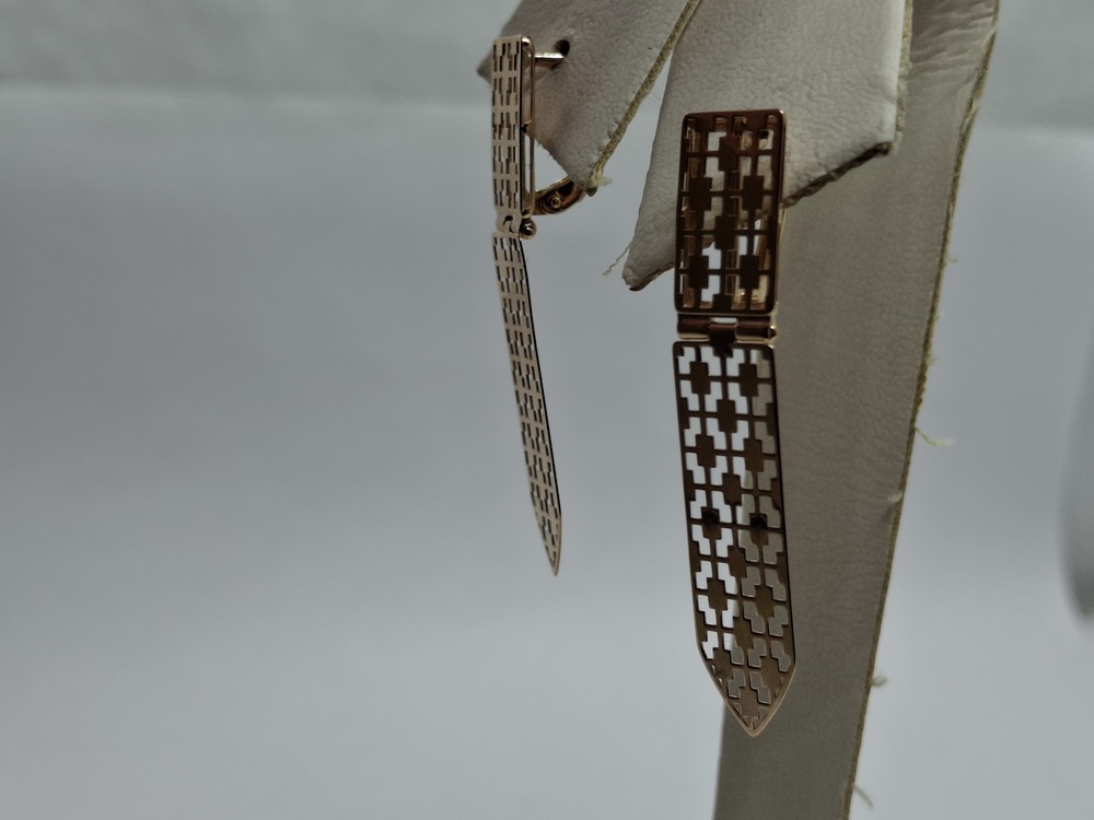 СЕРЬГИ БЕЗ КАМНЯ (Au 585)