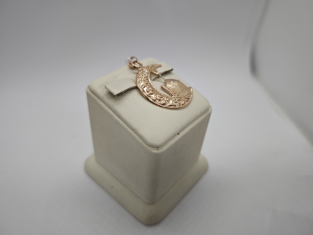 ПОДВЕСКА ПОЛУМЕСЯЦ БЕЗ КАМНЯ (Au 585)