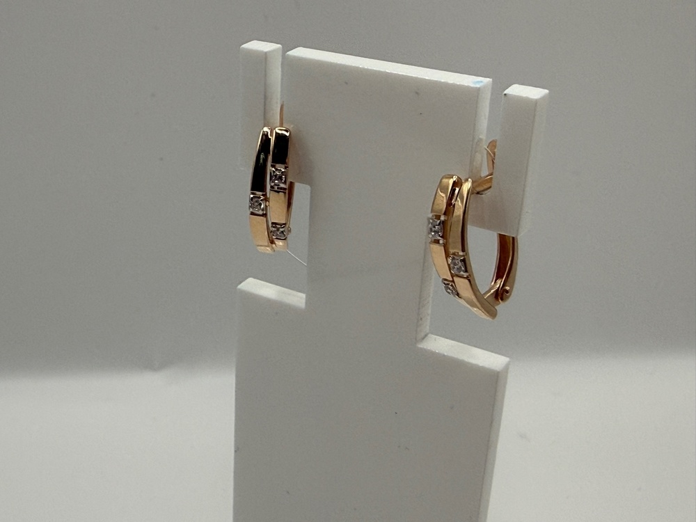 СЕРЬГИ С КАМНЯМИ (Au 585)