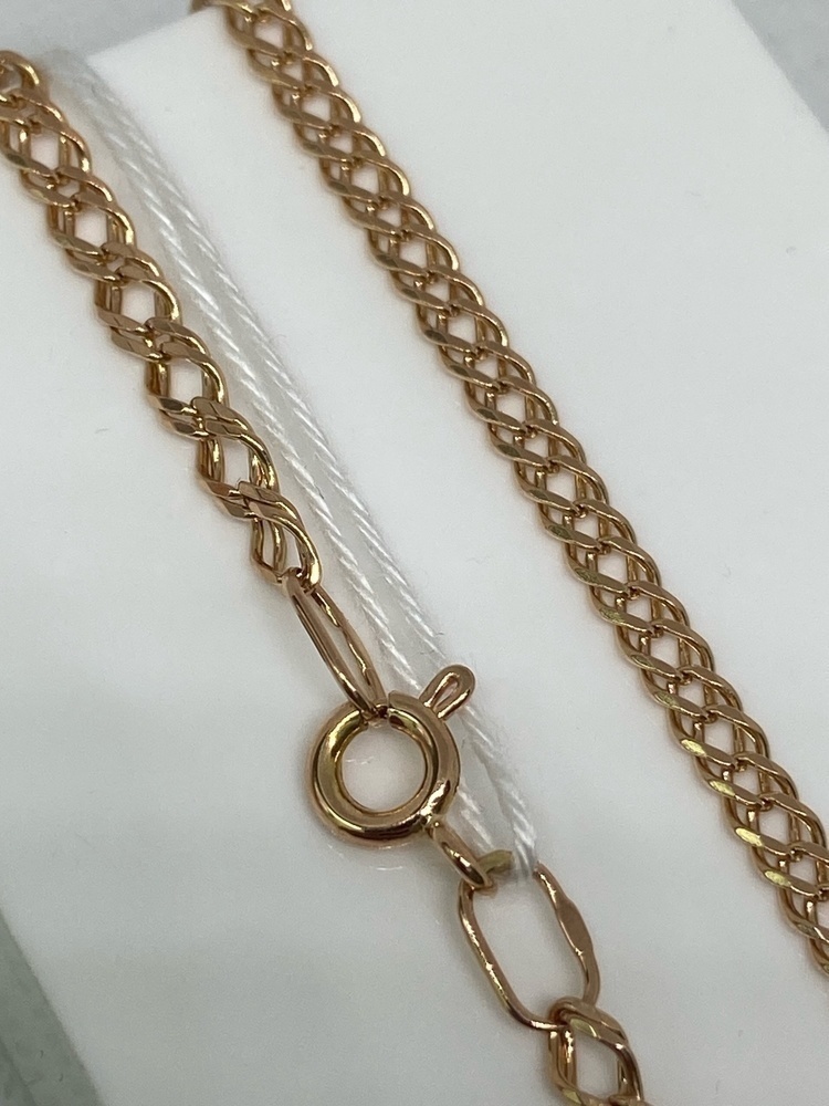 ЦЛР2585 ЦЕПЬ ПОЛНОВЕСНАЯ Ромб двойной (Au 585)