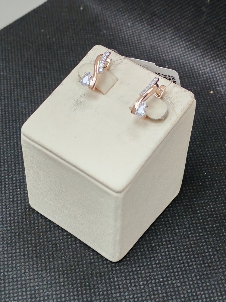 СЕРЬГИ С КАМНЯМИ (Au 585)