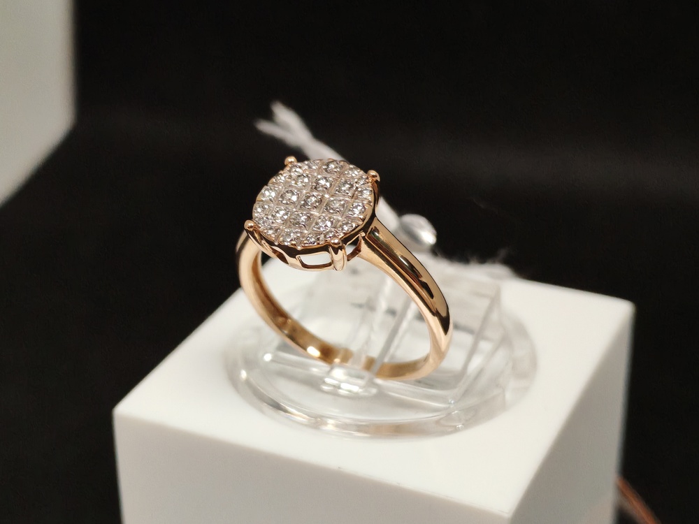 КОЛЬЦО БРИЛЛИАНТ Au 585