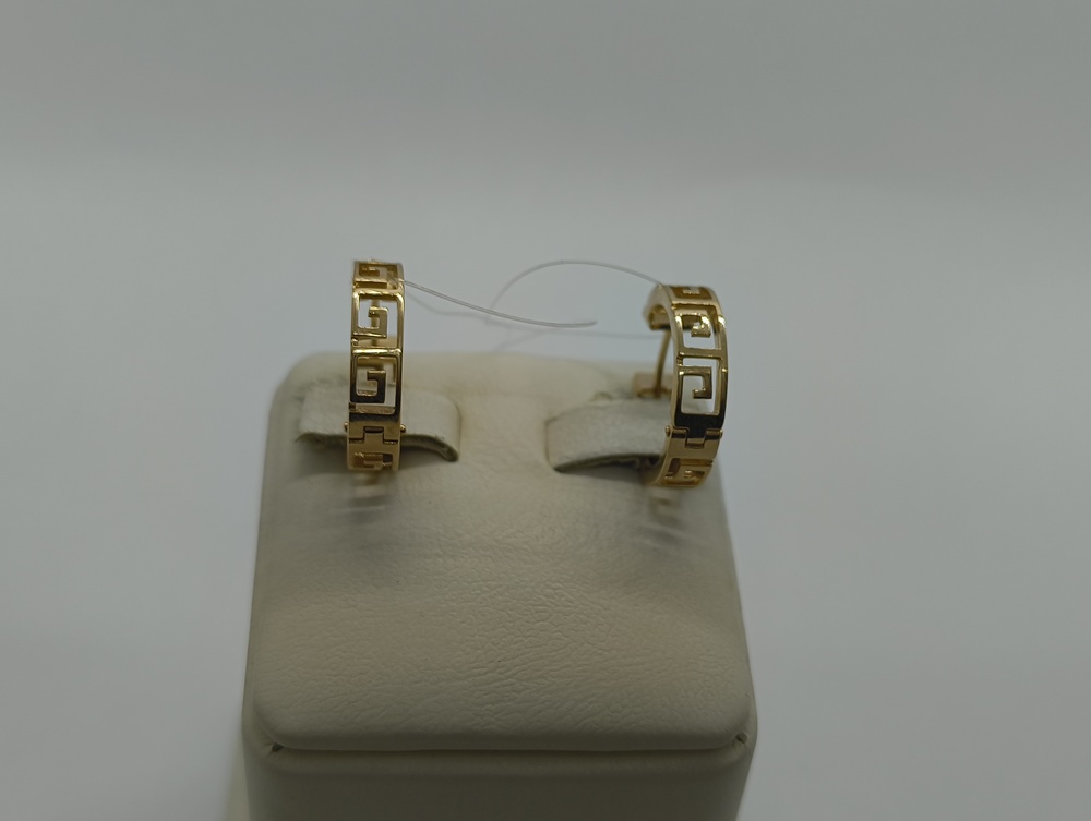 СЕРЬГИ БЕЗ КАМНЯ (Au 585)