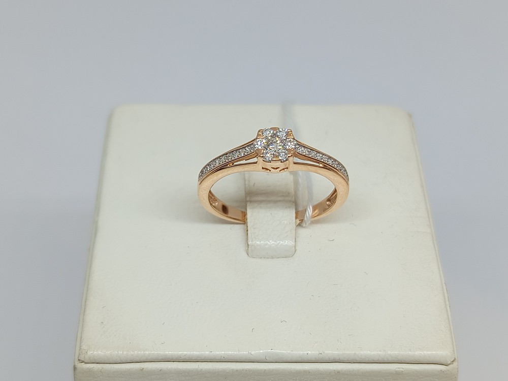 КОЛЬЦО БРИЛЛИАНТ Au 585