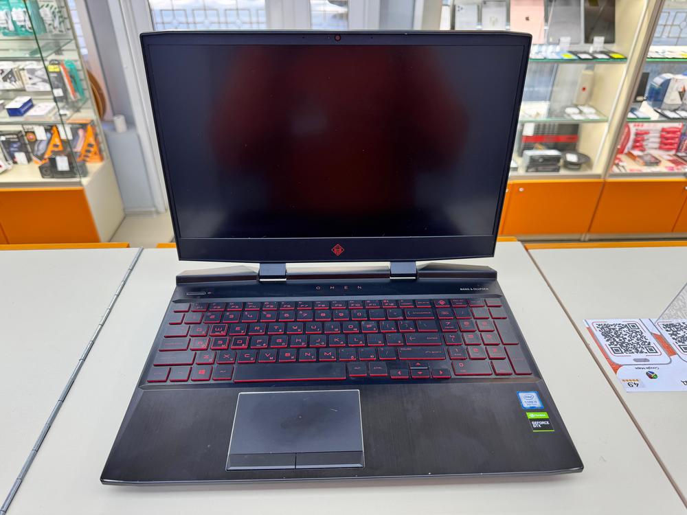 Ноутбук HP OMEN 15-ce010ur; Core i7-7700HQ, GeForce GTX 1050 Ti, 8 Гб, 1 Tb