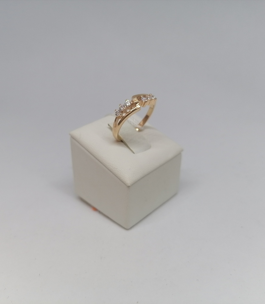 КОЛКМИ585 КОЛЬЦО С КАМНЯМИ (Au 585)