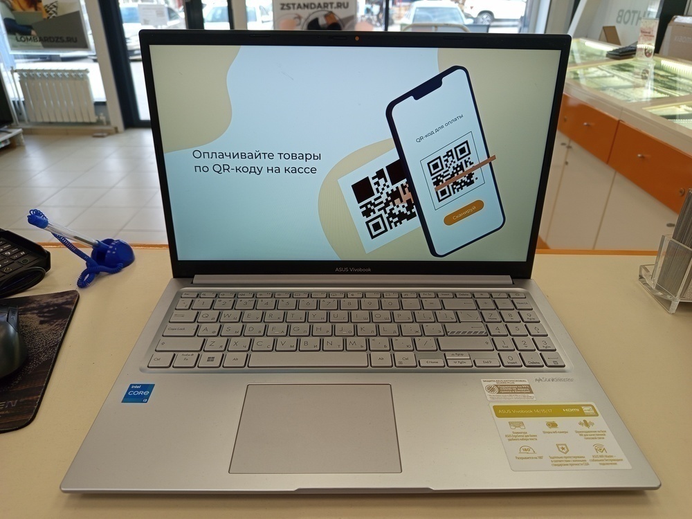 Ноутбук ASUS; Core i3-1215U, HD Graphics, 16 Гб, 500 Гб, Нет