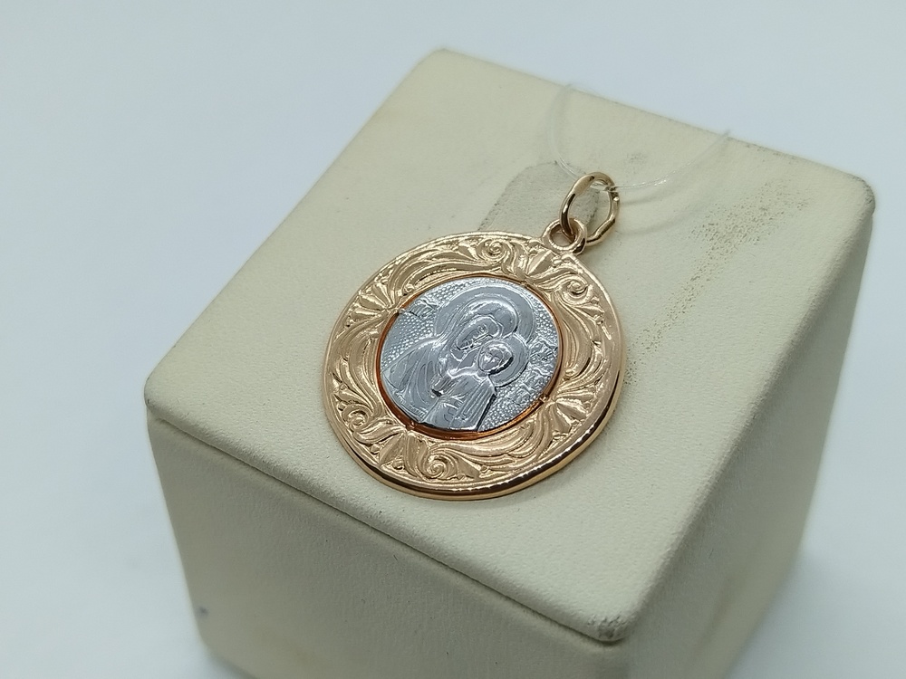 20-0129 ПОДВЕСКА ИКОНА без камня (Au 585)