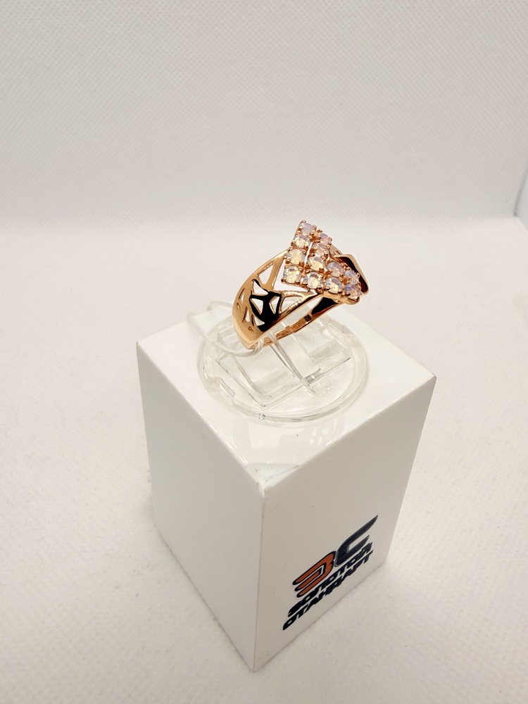 КОЛКМИ585 КОЛЬЦО С КАМНЯМИ (Au 585)