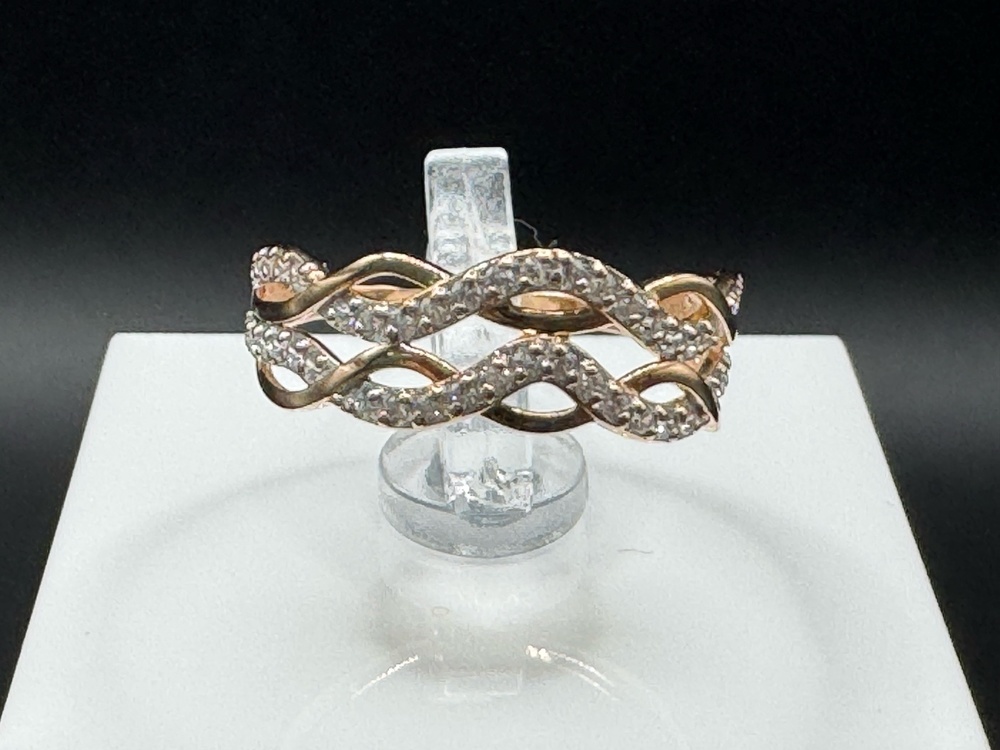 КОЛКМИ585 КОЛЬЦО С КАМНЯМИ (Au 585)