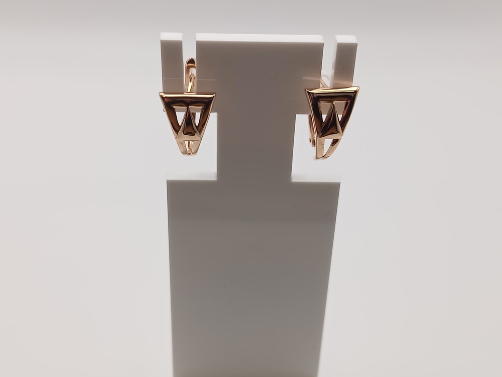 СЕРЬГИ БЕЗ КАМНЯ (Au 585)