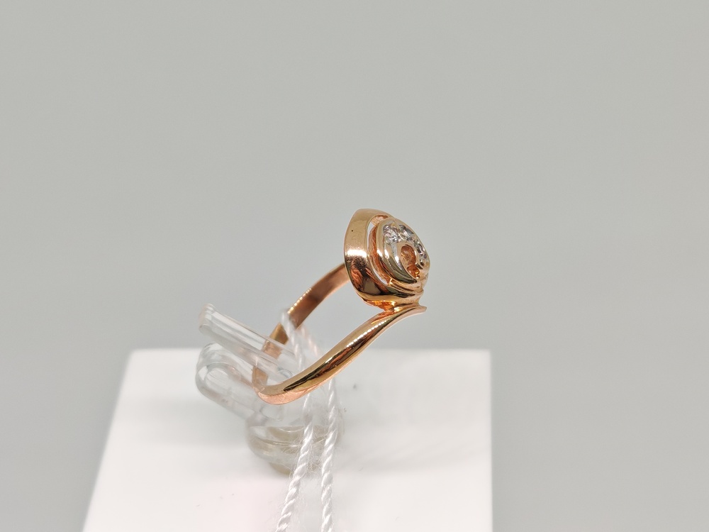 КОЛКМИ585 КОЛЬЦО С КАМНЯМИ (Au 585)