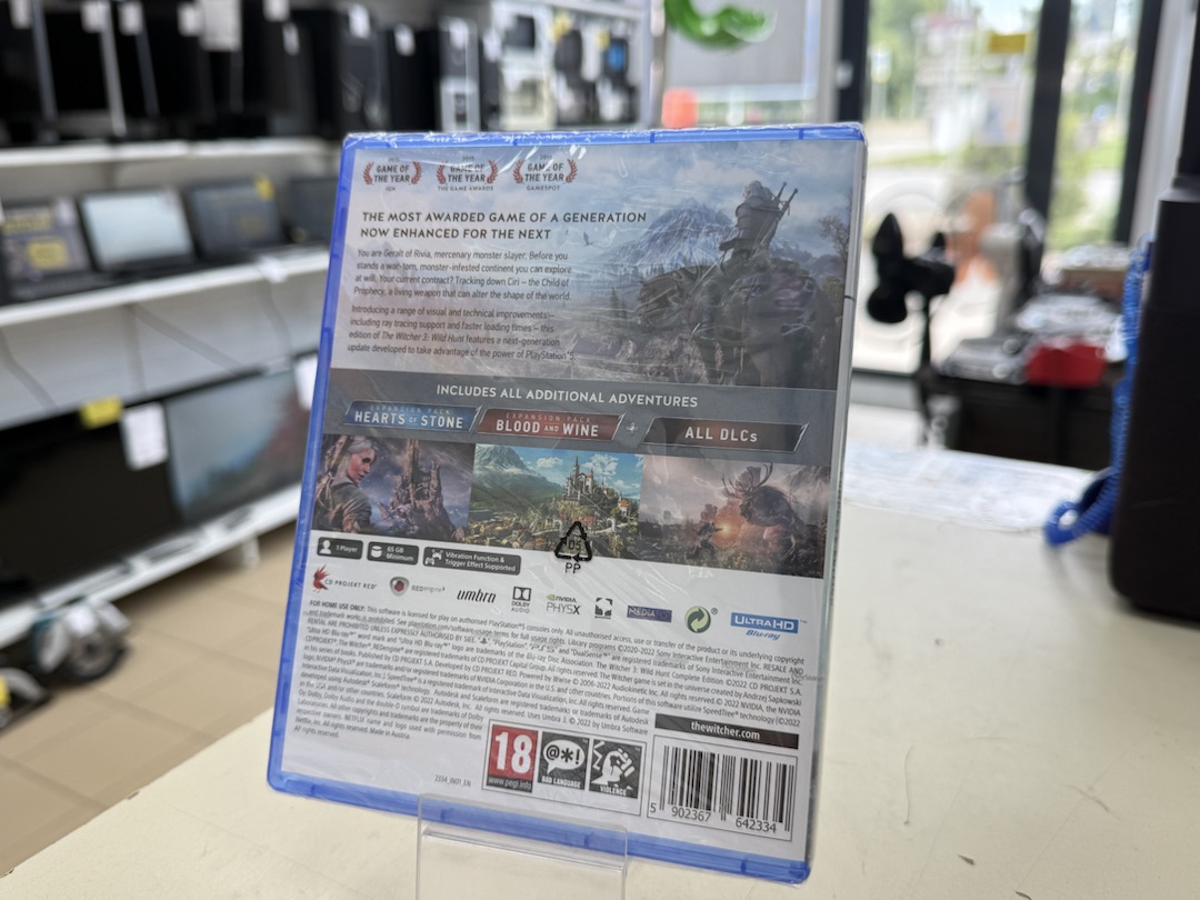 Игра  Playstation 5 THE WITCHER WILD HUNT COMPLETE EDITION