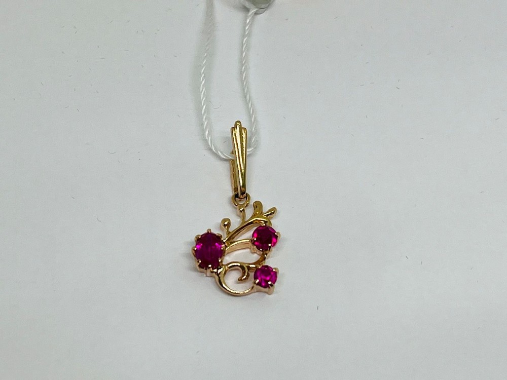 ПОДВЕСКА С КАМНЯМИ (Au 583)