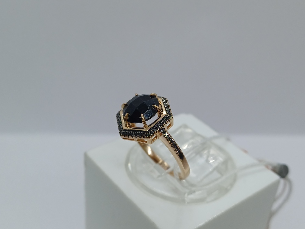 КОЛКМИ585 КОЛЬЦО С КАМНЯМИ (Au 585)