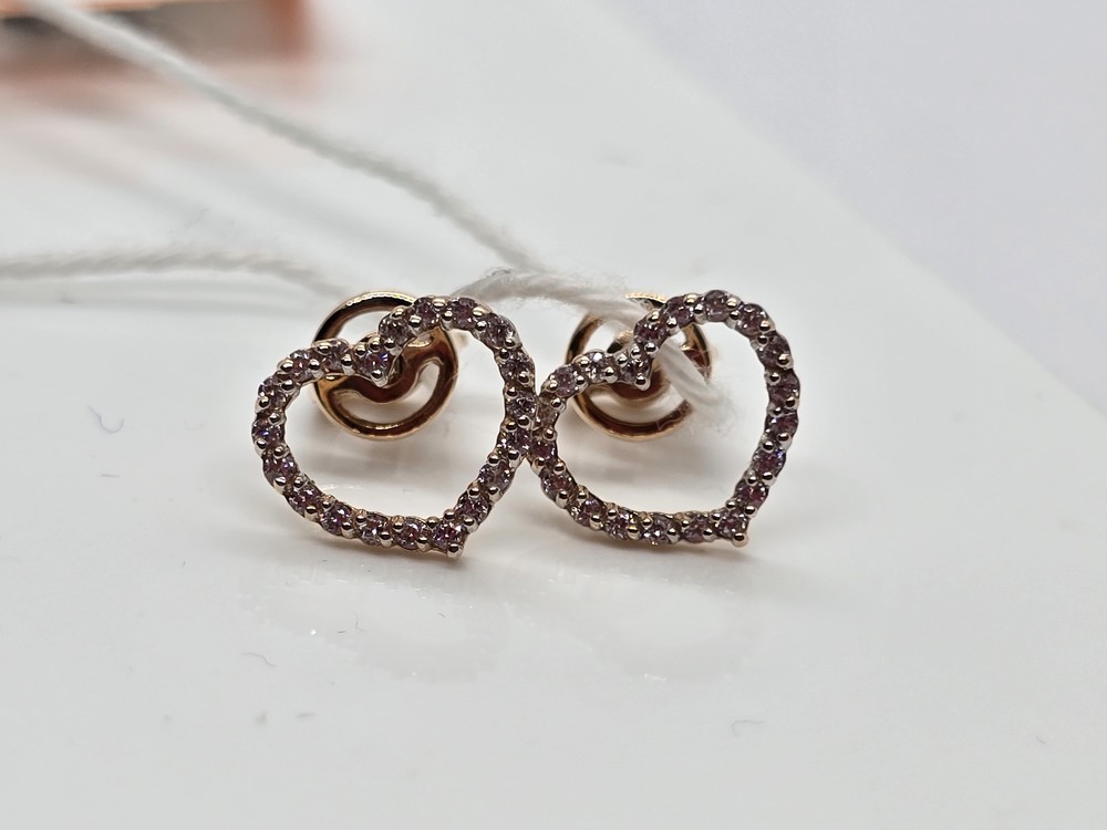 СПУС585 СЕРЬГИ ПУСЕТЫ (Au 585)