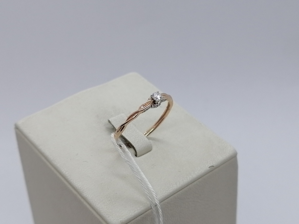 КОЛЬЦО БРИЛЛИАНТ Au 585